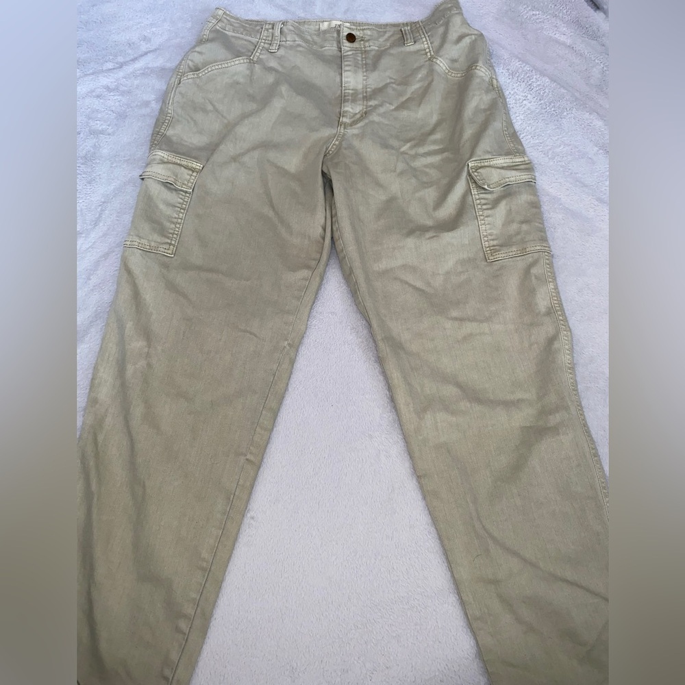 Universal Thread Tan Cargo Pants Straight-Leg